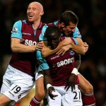 West Ham United's Mohamed Diamé, front